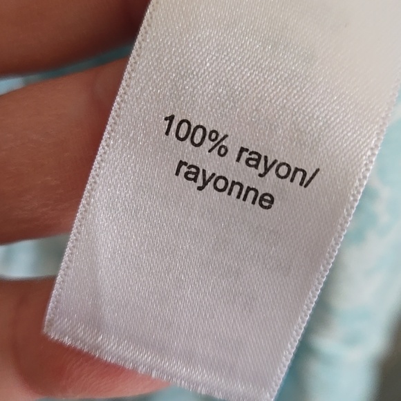 Maurices Turqoiuse and White Floral Dress - Picture 5 of 5